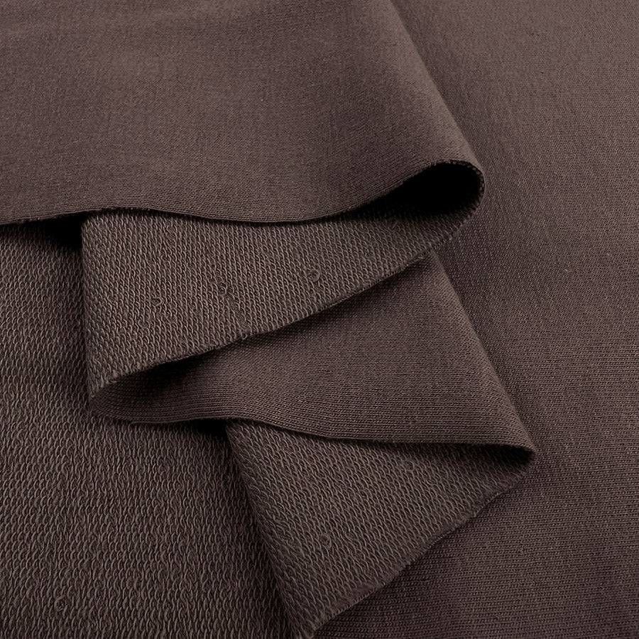 Remnant - GOTS Organic French Terry - Dusty Plum (1.75m)