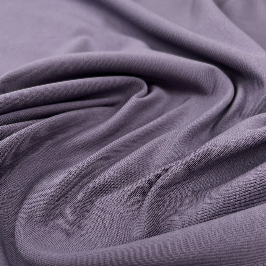 Cotton Elastane Fabric | GOTS Organic French Terry - Lavender – Croft Mill