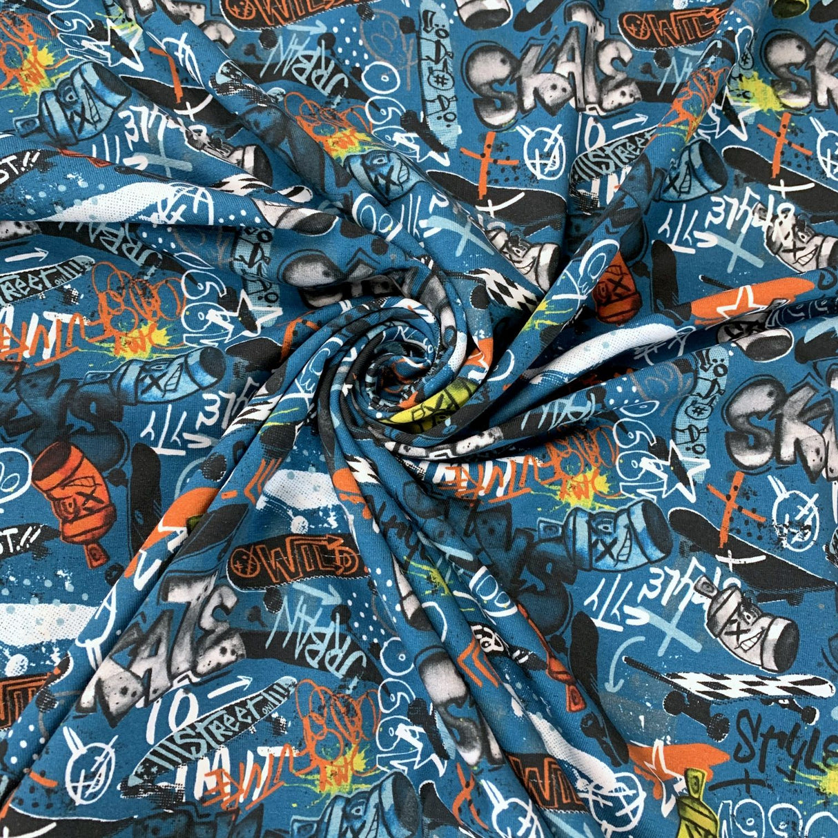 Graffiti Jersey - Blue