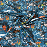 Graffiti Jersey - Blue