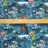 Remnant - Graffiti Jersey - Blue (1.22m)