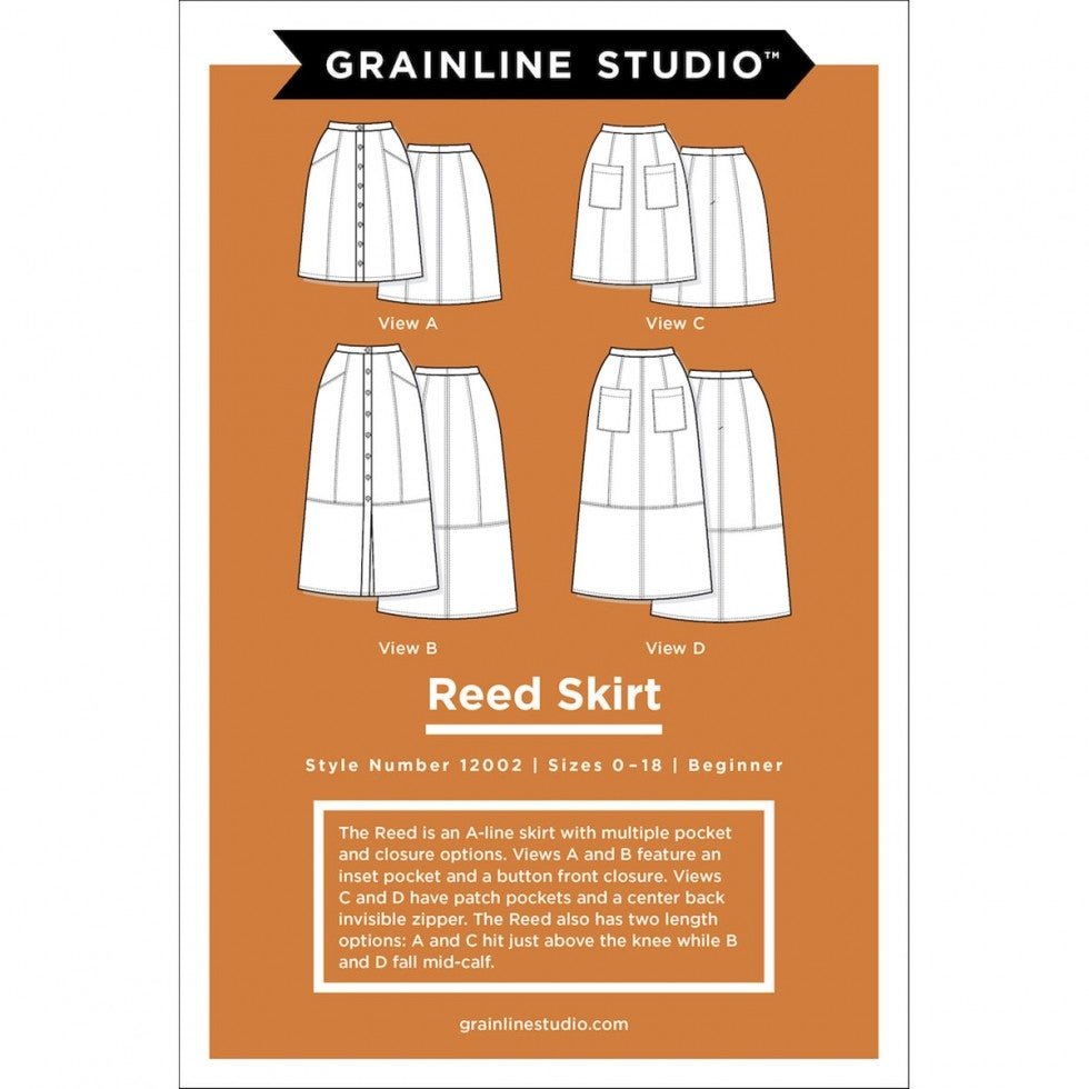 Grainline Studio - Reed Skirt Pattern (US 0-18)