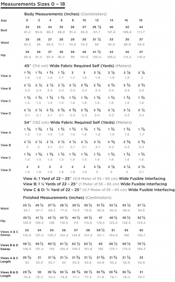 Grainline Studio - Reed Skirt Pattern (US 0-18)
