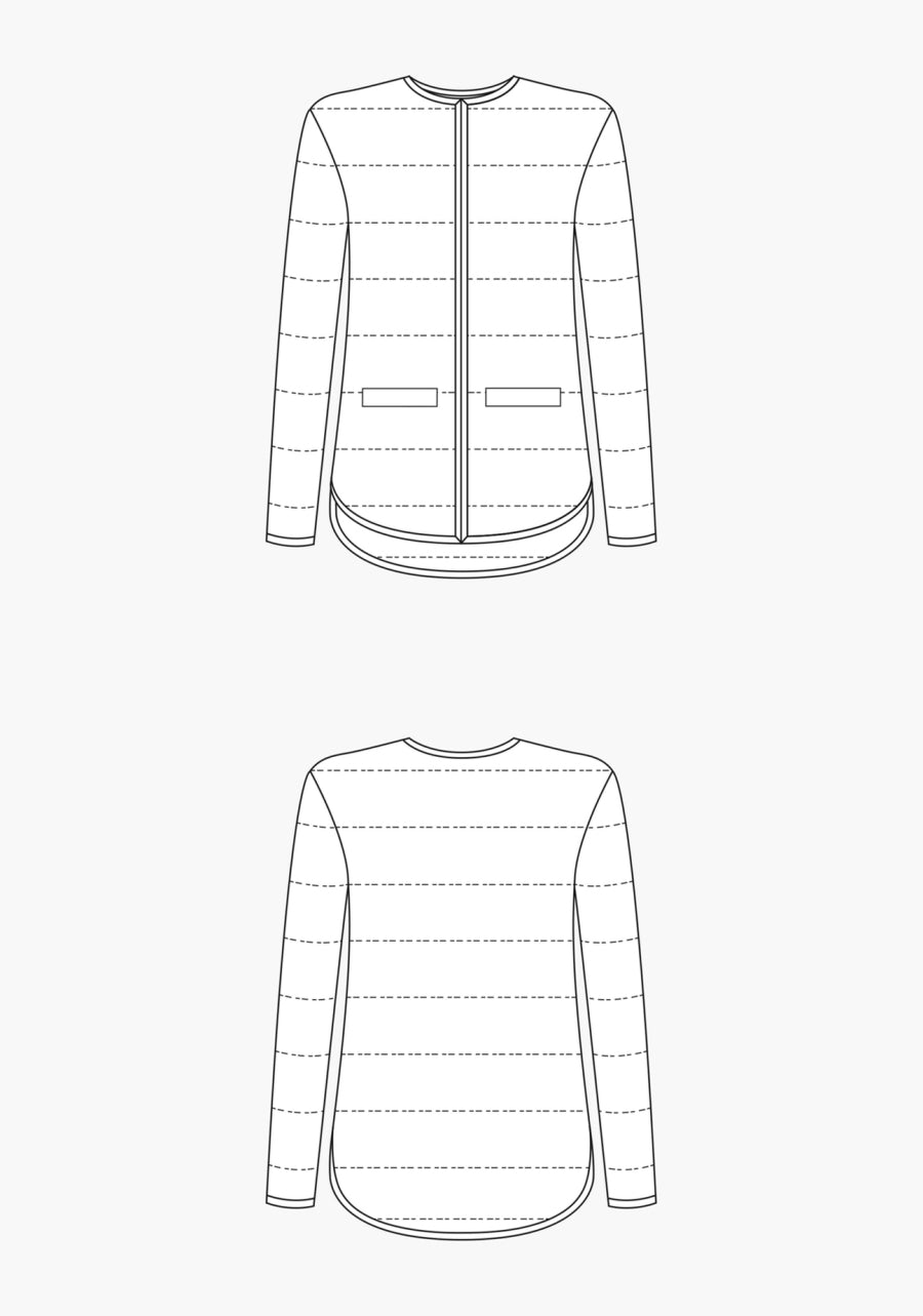 Grainline Studio - Tamarack Jacket Pattern (US 0-18)