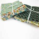 Craft Cotton Fat Quarter Bundle - Green/Orange