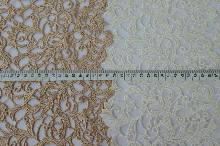 Guipure Lace - Nude