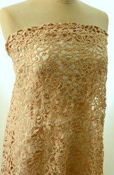 Guipure Lace - Nude