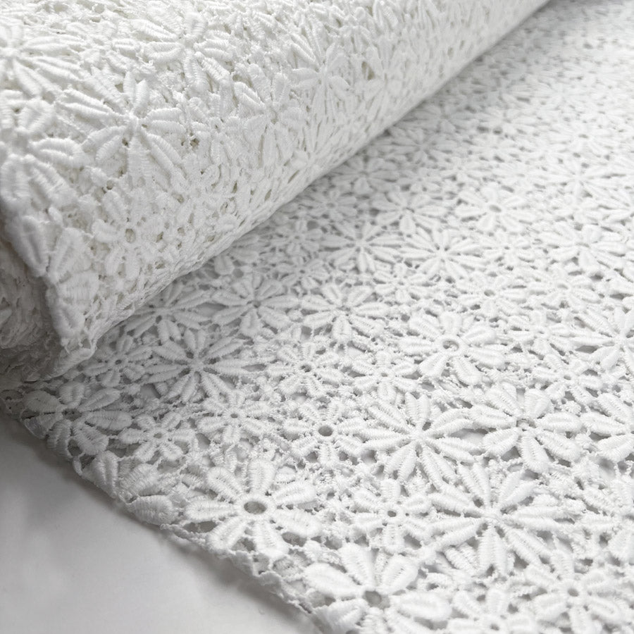 Guipure Crochet Lace - Soft White