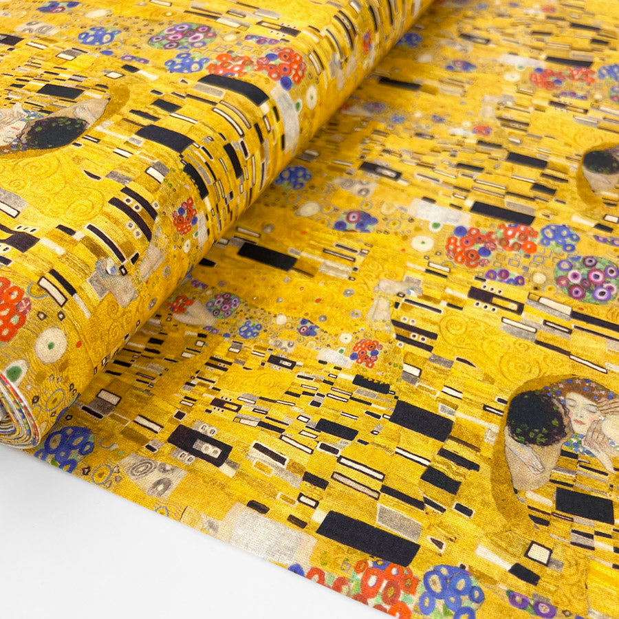 Premium Cotton - Kissing Klimt