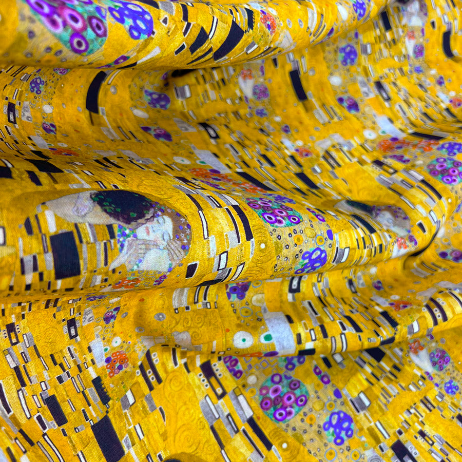 Premium Cotton - Kissing Klimt