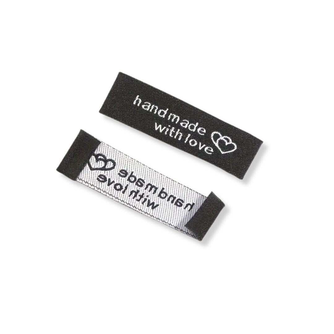 Handmade With Love' Sewing Labels