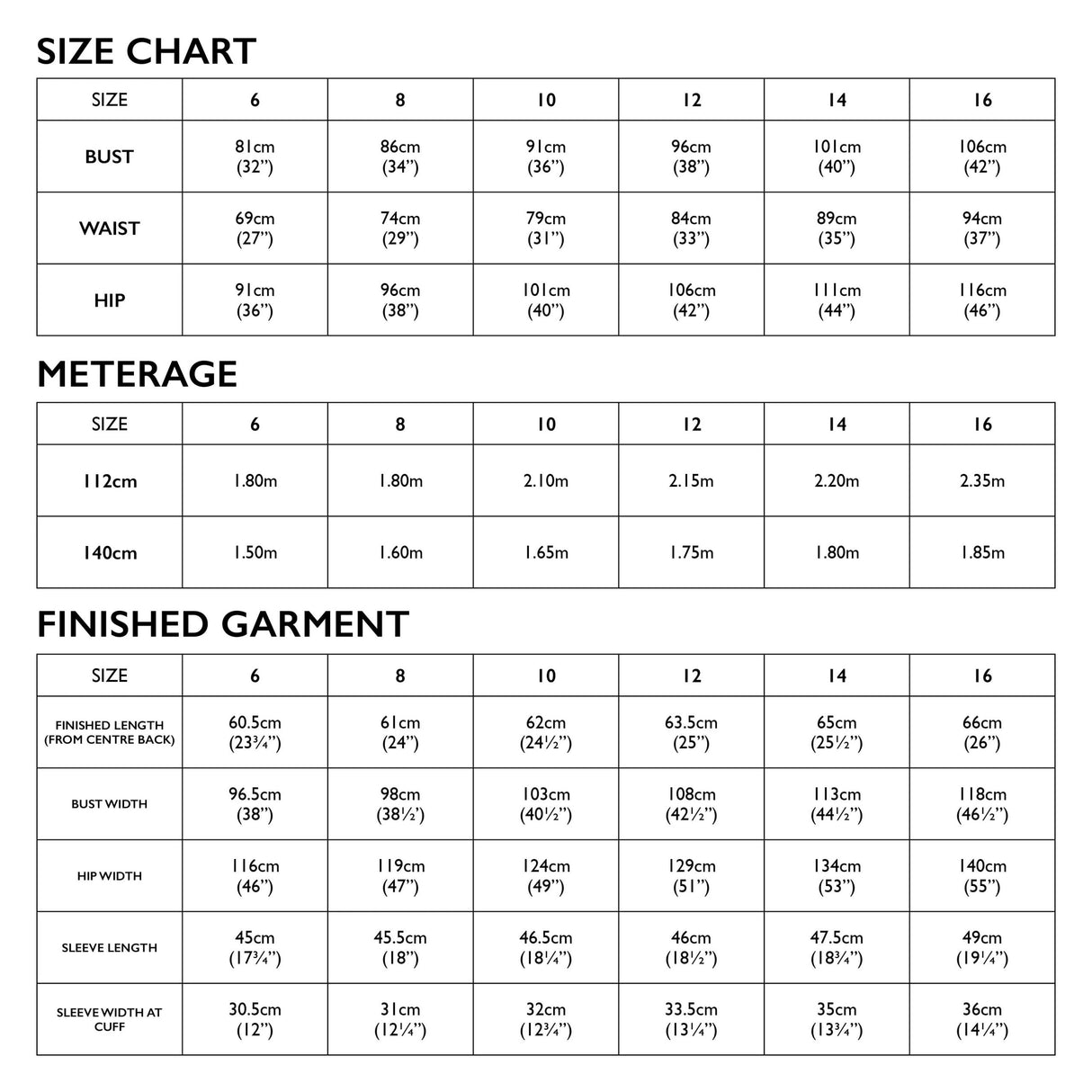 Tessuti - Harlow Shirt Sewing Pattern (UK 6-16)