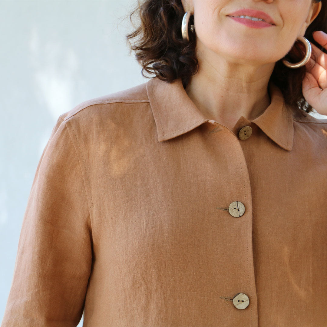 Tessuti - Harlow Shirt Sewing Pattern (UK 6-16)