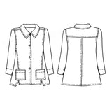 Tessuti - Harlow Shirt Sewing Pattern (UK 16-22)