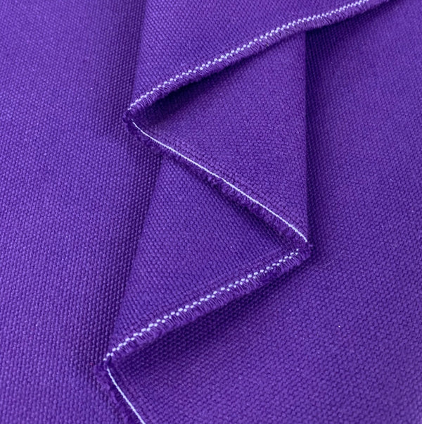 Heavy Cotton Canvas Purple Cotton Canvas Fabric Cu