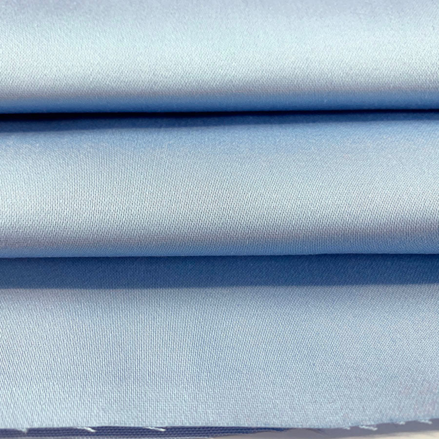Hendon Sky Blue Stretch Trouser Fabric Folds