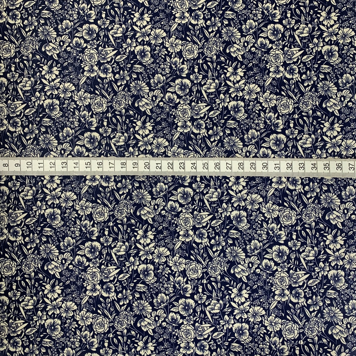 Poplin Print - Her Best Friend - Dark Navy