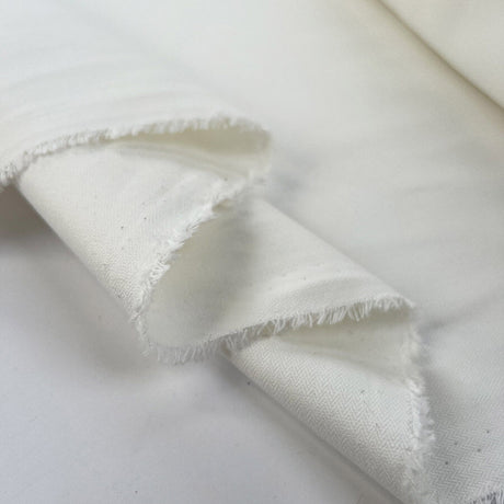 Hidden Herringbone Cotton Polyester Off White Woven Trouser Fabric Fold 2A8Ba1B8 3C2E 4C62 A330 Bf24Ec5C1762