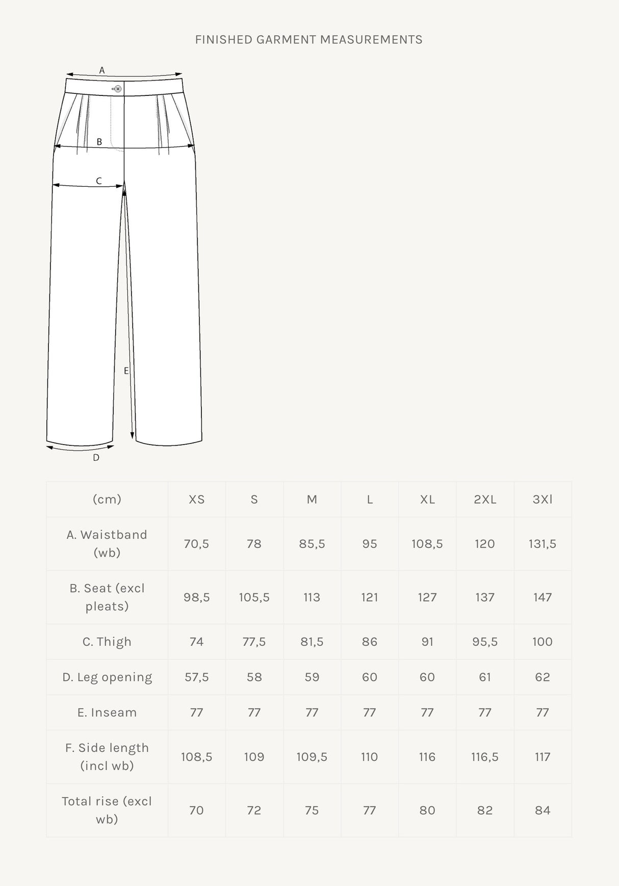 The Assembly Line - High-Waisted Trousers Pattern