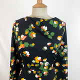 Challis - Floral Pop - Black