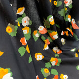 Challis - Floral Pop - Black