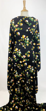 Challis - Floral Pop - Black