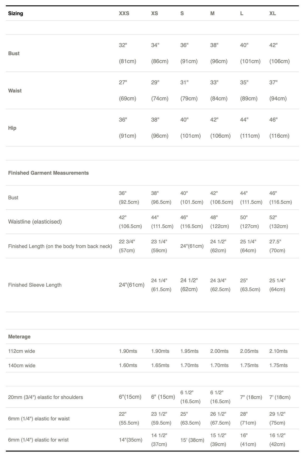 Tessuti - Hilary Top Sewing Pattern (UK XXS-XL)