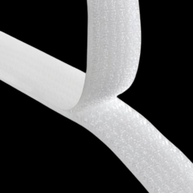 Hook and Loop Tape - White