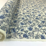 Pima Cotton Lawn - Mary Ann Blue