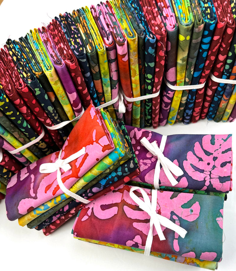 Batik Fabric Fat Quarter - Pack 1
