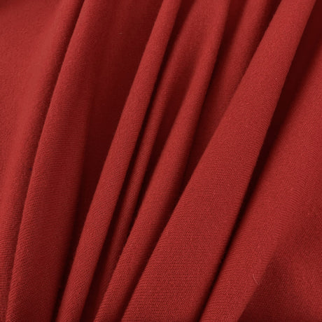 Interlock Cotton Jersey Plain Wide Fire Red Soft Knitted Tshirt Fabric