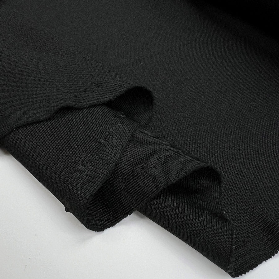 InWool Jersey Rib - Black