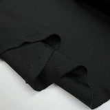 InWool Jersey Rib - Black