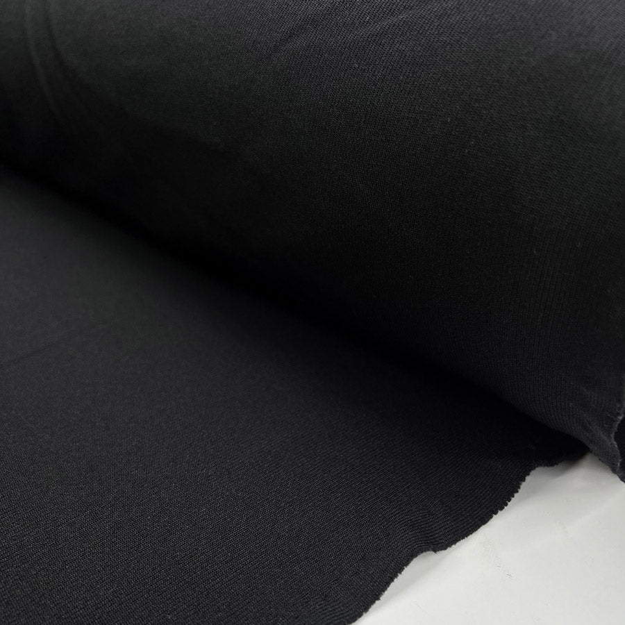 InWool Jersey Rib - Black