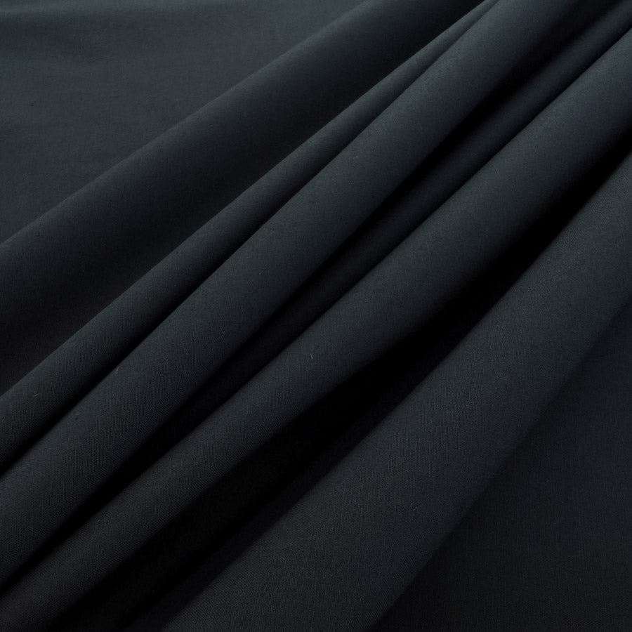 Is It A Bird Fine Cotton Lightweight Dark Navy Trousering Fabric