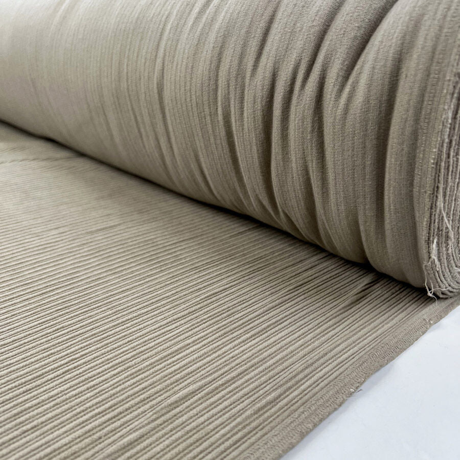 Italian 6 Wale Corduroy Stone Cotton Woven Trouser Fabric Roll