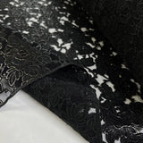 Italian Guipure Lace - Black
