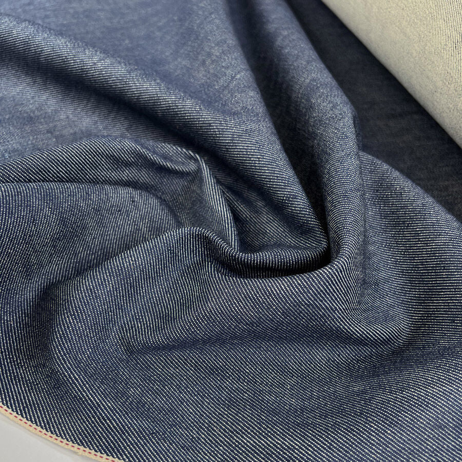 Italian Red Selvedge Denim - Ocean Indigo
