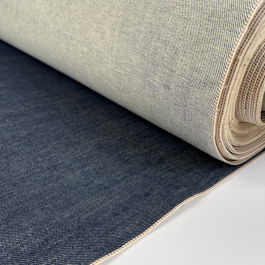 Italian Red Selvedge Denim - Ocean Indigo