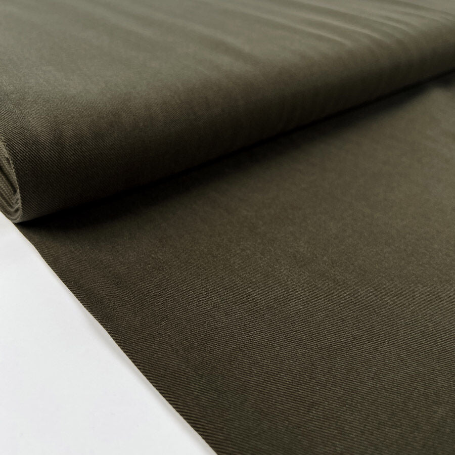 Italian Tencel Twill - Army