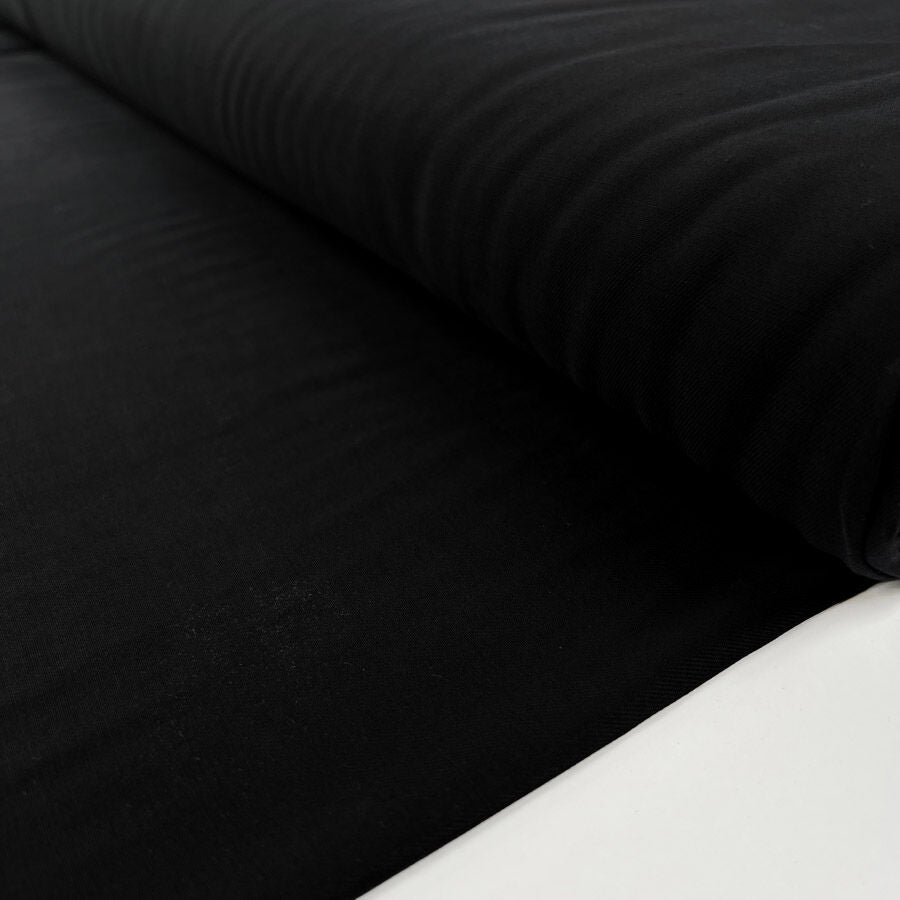 Italian Tencel Twill - Black