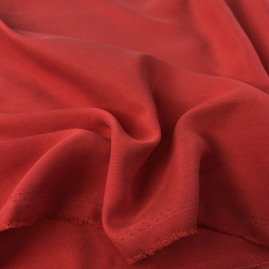 Italian Tencel Twill - Red
