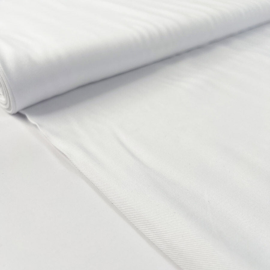 Italian Tencel Twill - White