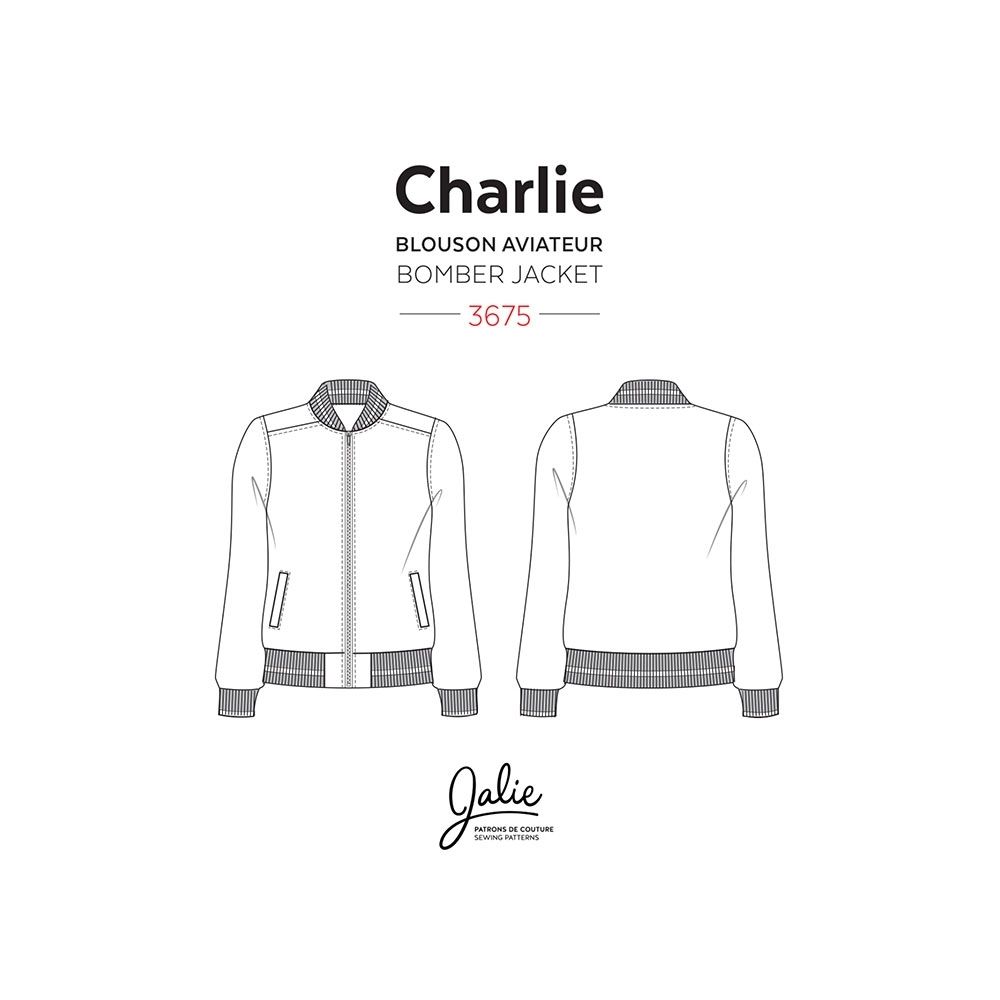 Jalie - Charlie Bomber Jacket Sewing Pattern