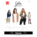 Jalie - Karine Raglan Cardigan Sewing Pattern