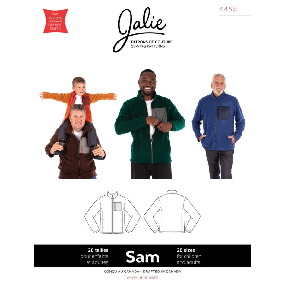 Jalie - Unisex Sam Classic Fleece Pattern