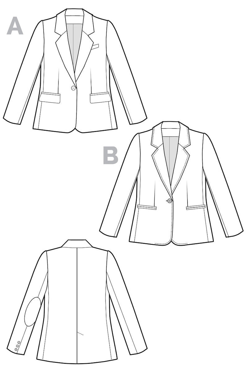 Closet Core Patterns - Jasika Blazer Pattern