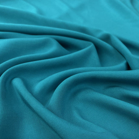Jewel Viscose Jade Plain Woven Lightweight Dress Fabric