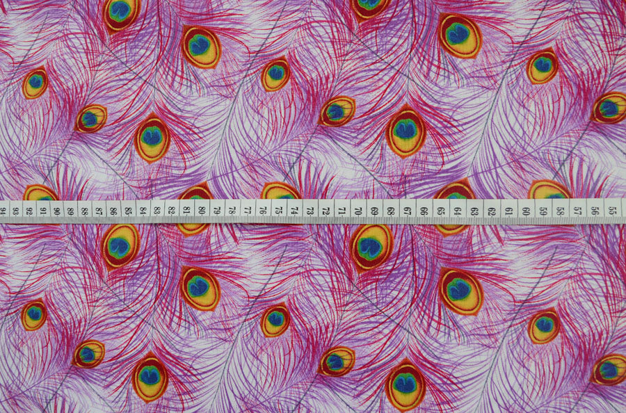 Cotton - Peacock Twerks - Pink