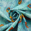 Cotton - Peacock Twerks - Turquoise